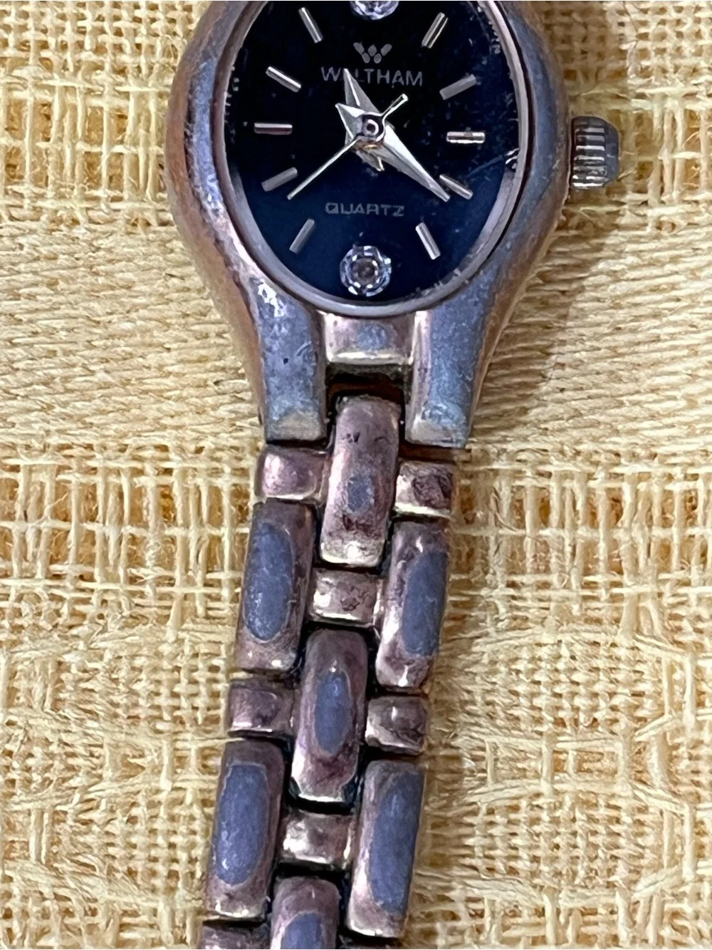 Vintage Waltham Diamond Quartz Watch
